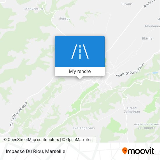 Impasse Du Riou plan