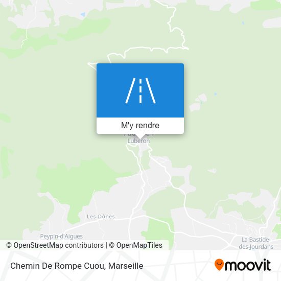 Chemin De Rompe Cuou plan