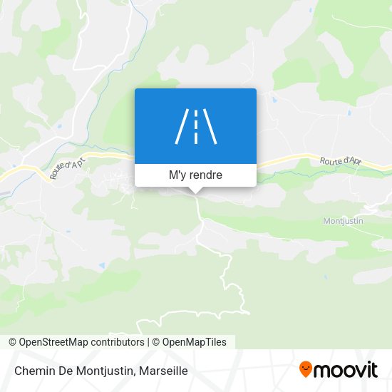Chemin De Montjustin plan