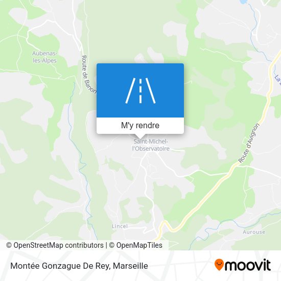 Montée Gonzague De Rey plan