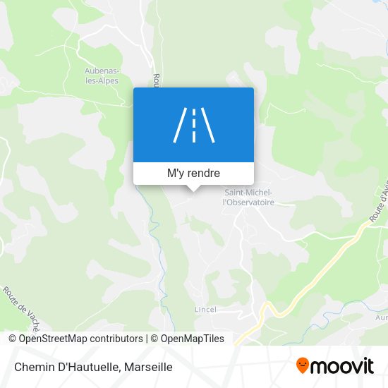 Chemin D'Hautuelle plan