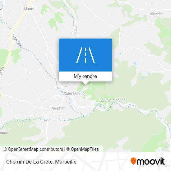 Chemin De La Crête plan
