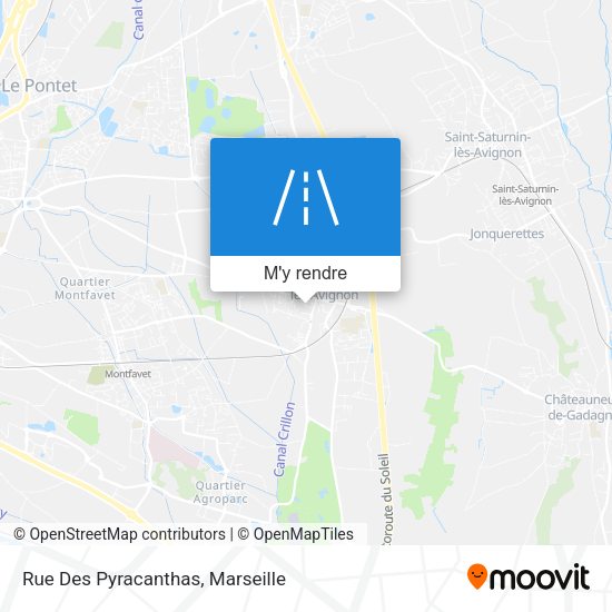 Rue Des Pyracanthas plan