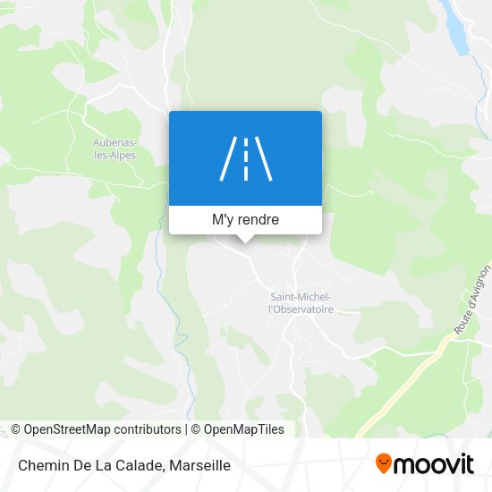 Chemin De La Calade plan
