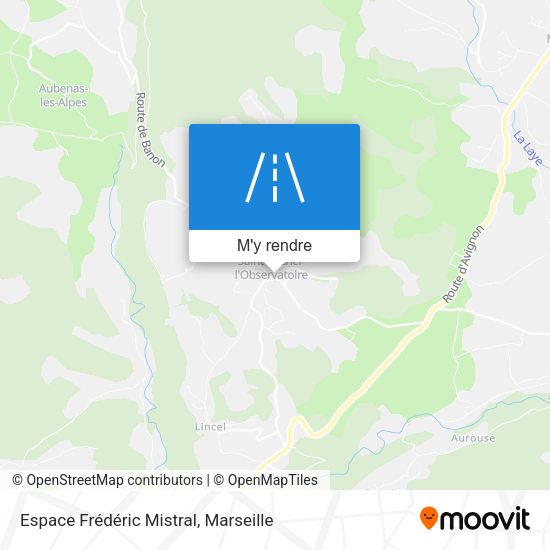Espace Frédéric Mistral plan