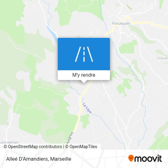 Alleé D'Amandiers plan