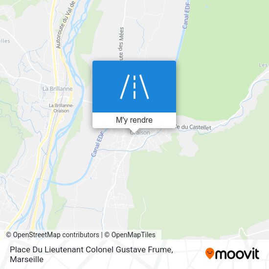 Place Du Lieutenant Colonel Gustave Frume plan