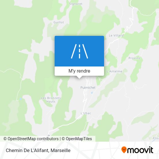 Chemin De L'Alifant plan