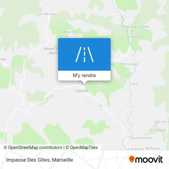 Impasse Des Gîtes plan