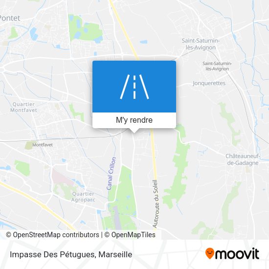 Impasse Des Pétugues plan