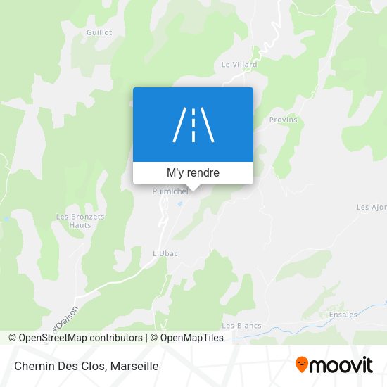Chemin Des Clos plan