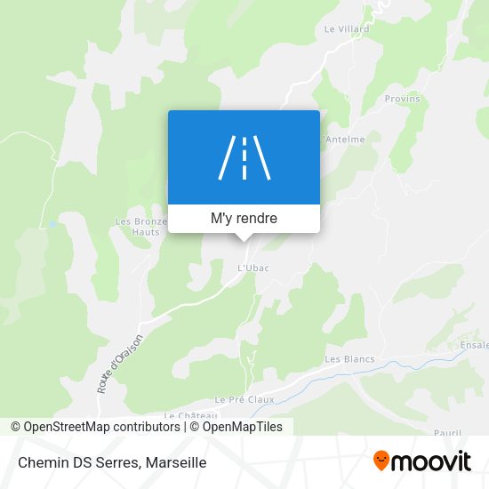 Chemin DS Serres plan