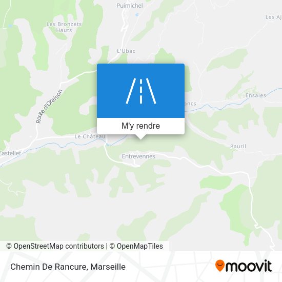 Chemin De Rancure plan