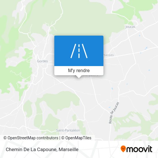 Chemin De La Capoune plan