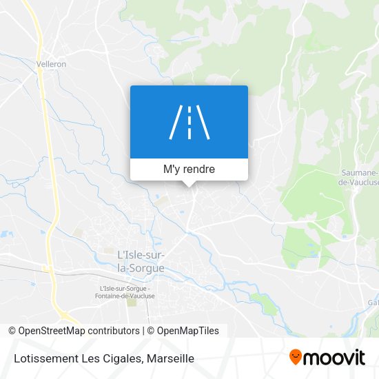 Lotissement Les Cigales plan