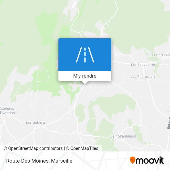 Route Des Moines plan