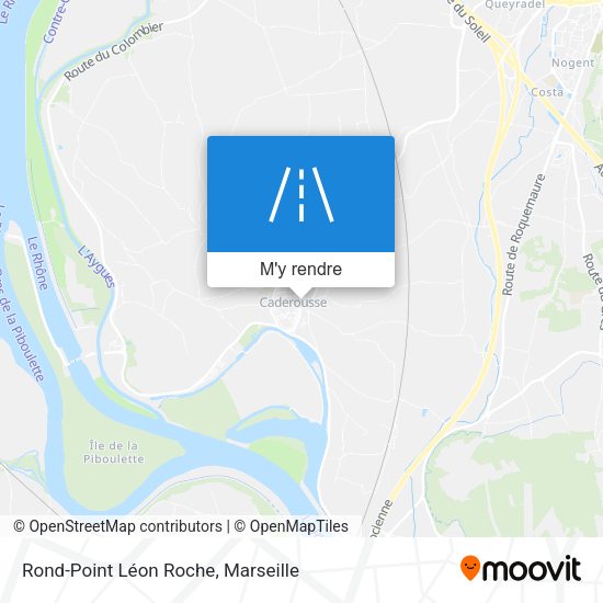 Rond-Point Léon Roche plan