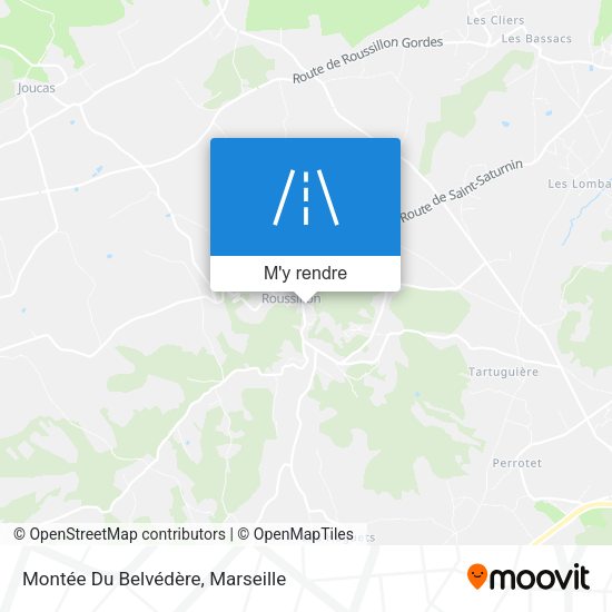 Montée Du Belvédère plan