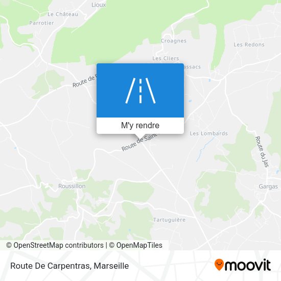 Route De Carpentras plan