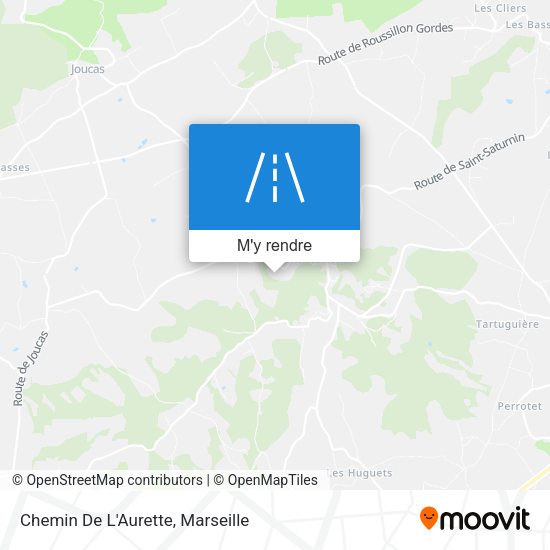Chemin De L'Aurette plan