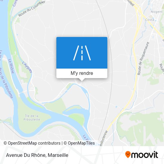 Avenue Du Rhône plan