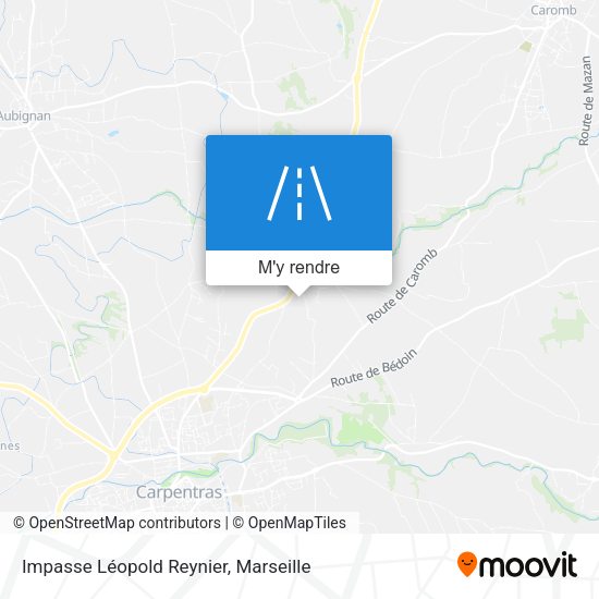 Impasse Léopold Reynier plan