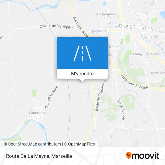 Route De La Meyne plan