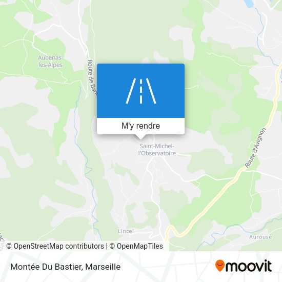 Montée Du Bastier plan