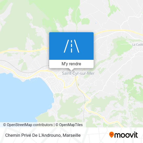 Chemin Privé De L'Androuno plan