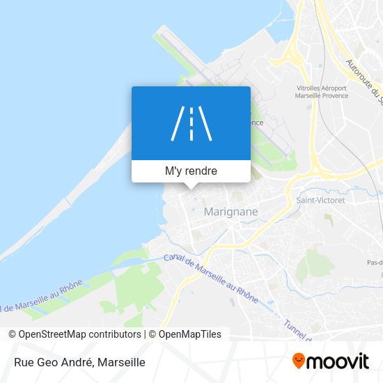 Rue Geo André plan
