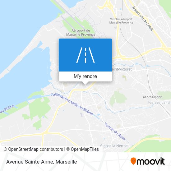 Avenue Sainte-Anne plan