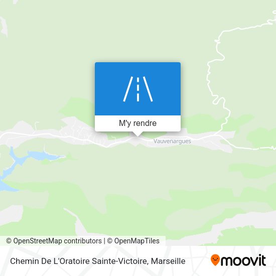 Chemin De L'Oratoire Sainte-Victoire plan
