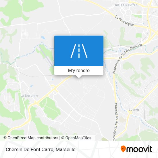 Chemin De Font Carro plan