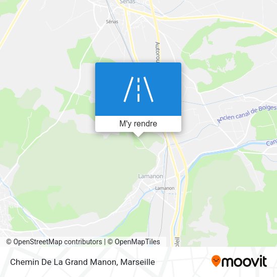 Chemin De La Grand Manon plan
