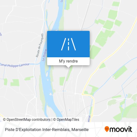 Piste D'Exploitation Inter-Remblais plan