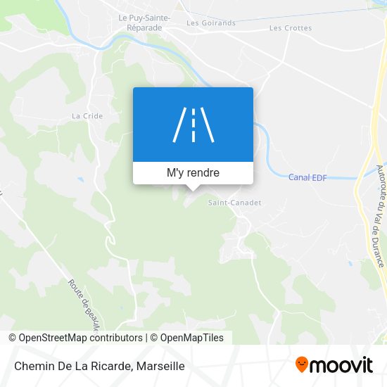 Chemin De La Ricarde plan