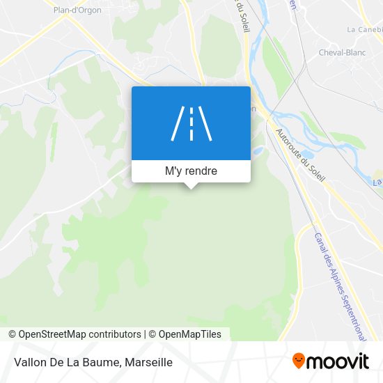 Vallon De La Baume plan