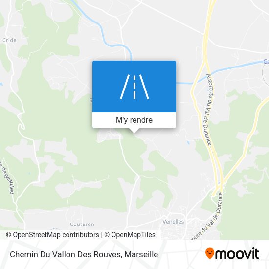 Chemin Du Vallon Des Rouves plan