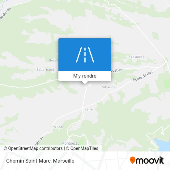Chemin Saint-Marc plan