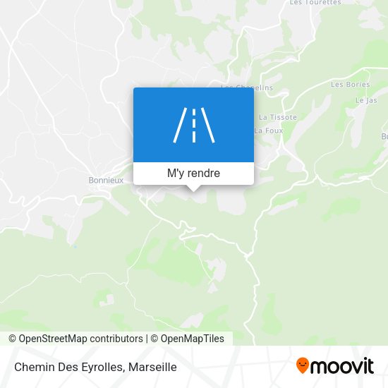 Chemin Des Eyrolles plan