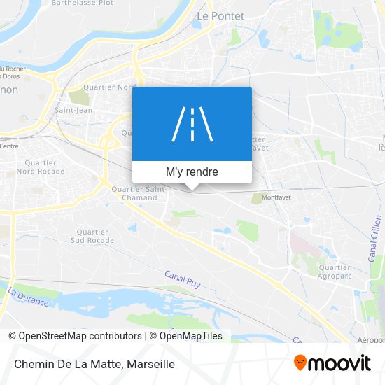 Chemin De La Matte plan