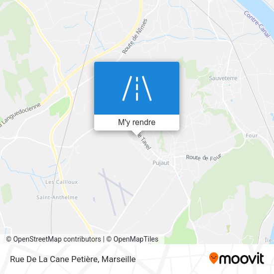 Rue De La Cane Petière plan