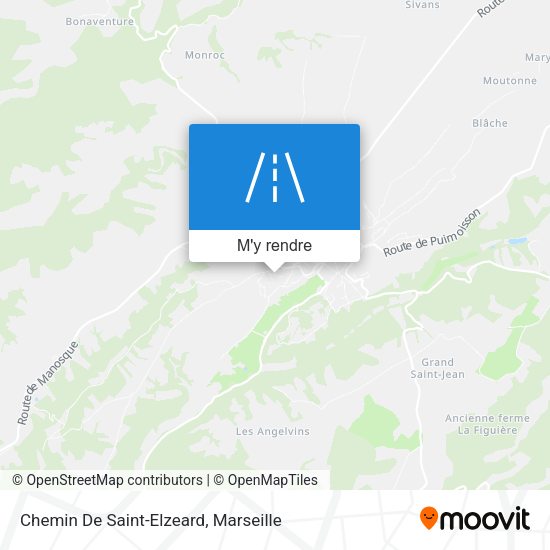 Chemin De Saint-Elzeard plan