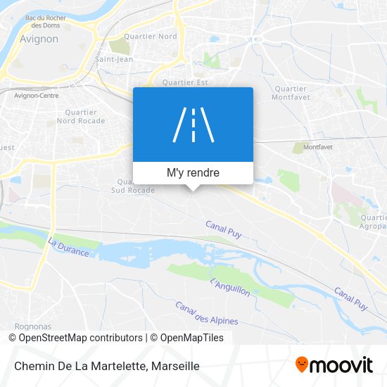 Chemin De La Martelette plan