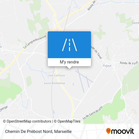 Chemin De Prébost Nord plan