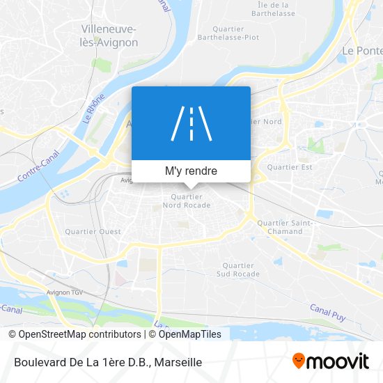 Boulevard De La 1ère D.B. plan