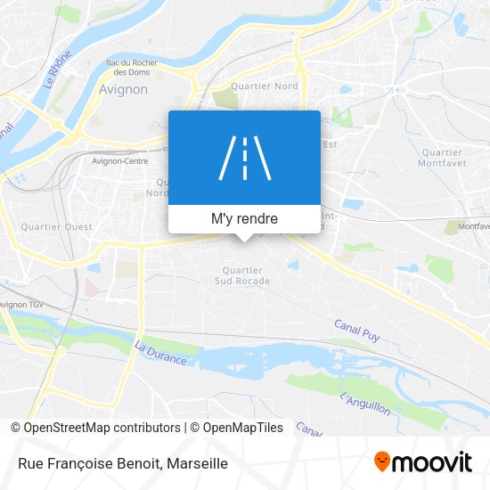 Rue Françoise Benoit plan
