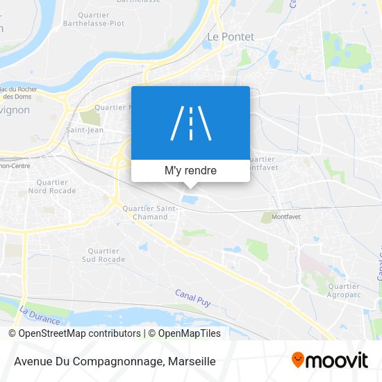 Avenue Du Compagnonnage plan