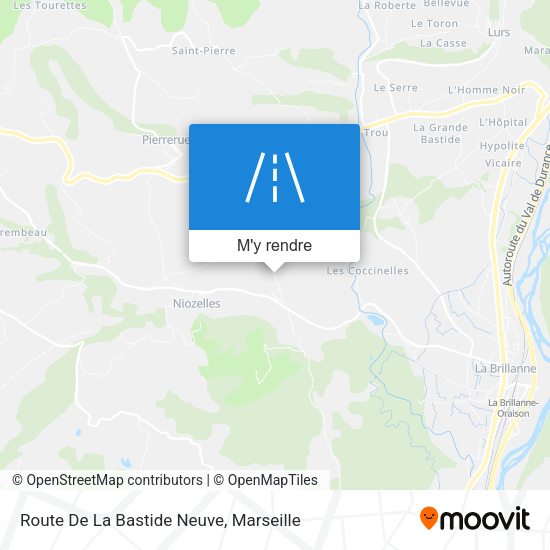 Route De La Bastide Neuve plan