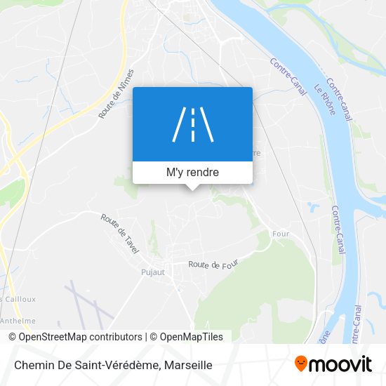 Chemin De Saint-Vérédème plan